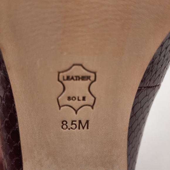 TORY BURCH Jessa Chunky Horsebit  Hardware Heeled Loafer Academia Preppy 8.5 - Picture 14 of 15